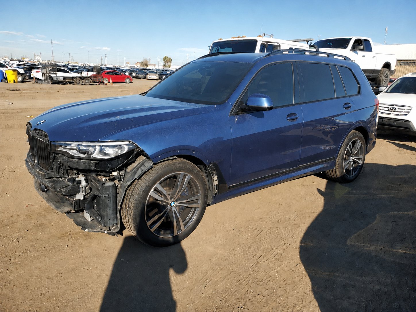 BMW X7 2022 Blue vin: 5UXCW2C05N9J28917